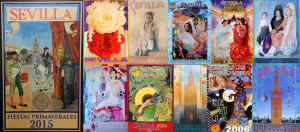 Carteles de las Fiestas de la Primavera de Sevilla