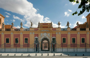 Fachada norte del Palacio de San Telmo de Sevilla (foto: Duccio Malagamba).