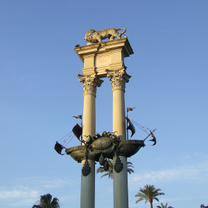 monumento colon jardines murillo sevilla