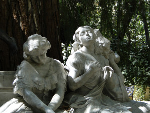 Los tres estados amor Glorieta Becquer Parque Maria Luisa Sevilla