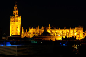 catedral giralda hotel inglaterra sevilla