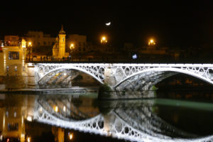 puente triana sevilla noche