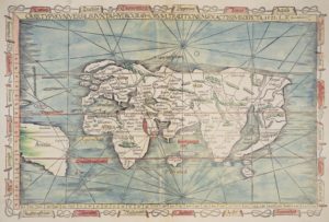 mapa mundo ptolomeo 1522